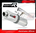 scarico silenziatore DOMINATOR ovale adatto alla moto Suzuki GSF 650 BANDIT N / S 2005 - 2006 2