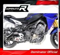 impianto di scarico completo con silenziatore DOMINATOR Full System HP3 adatto alla moto Yamaha MT 09 TRACER 900 2015 - 2020 2