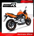 Kawasaki ER - 6N / F 650 2009 - 2011  motorcycle Exhaust Muffler Auspuff Sportauspuff Silencer Echappement Silencieux Scarico Scarichi Escape Wydech Tłumik GP1 BLACK Dominator 2