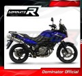 scarico silenziatore DOMINATOR rotondo adatto alla moto Suzuki DL 650 V-Strom 2004 - 2006 4