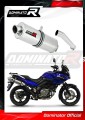 scarico silenziatore DOMINATOR ovale adatto alla moto Suzuki DL 650 V-Strom 2004 - 2006