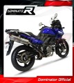 scarico silenziatore DOMINATOR ovale adatto alla moto Suzuki DL 650 V-Strom 2004 - 2006 3