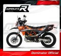 scarico silenziatore DOMINATOR HP1 nero adatto alla moto KTM 690 ENDURO R 2021 - 2023 2