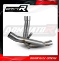 decat silenziatore centrale DOMINATOR Mid Pipe adatto alla moto Ducati Multistrada 950 / 950 S 2017 - 2020 2