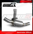 decat silenziatore centrale DOMINATOR Mid Pipe adatto alla moto Ducati Multistrada 950 / 950 S 2017 - 2020 2