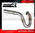 DOMINATOR exhaust manifold header fits to Honda CRF 450 R RX 2021 Head Pipe Header Collector  2