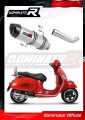 scarico silenziatore DOMINATOR HP1 adatto alla moto Piaggio Vespa GTS 125 2007 - 2012