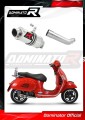 scarico silenziatore DOMINATOR GP1 adatto alla moto Piaggio Vespa GTS 125 2007 - 2012
