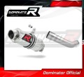 scarico silenziatore DOMINATOR GP1 adatto alla moto Piaggio Vespa GTS 125 2007 - 2012 2