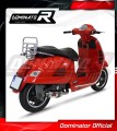 scarico silenziatore DOMINATOR GP1 adatto alla moto Piaggio Vespa GTS 125 2007 - 2012 3