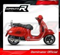 exhaust muffler DOMINATOR ROUND fits to Piaggio Vespa GTS 125 2007  2012 4