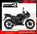 complete exhaust system with muffler DOMINATOR Full System HP3 fits to Honda CBF 125 2009  2014 4
