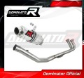impianto di scarico completo con silenziatore DOMINATOR Full System GP1 adatto alla moto Yamaha T-MAX 500 2008 - 2011 2