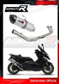 impianto di scarico completo con silenziatore DOMINATOR Full System HP1 adatto alla moto Yamaha T-MAX 500 2008 - 2011