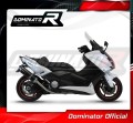 complete exhaust system with muffler DOMINATOR Full System HP1 BLACK fits to Yamaha XP 530 TMAX 2012  2016 2
