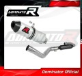 impianto di scarico completo con silenziatore DOMINATOR Full System MX2 adatto alla moto Kawasaki KFX 450 2008 - 2014 2