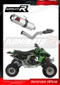 impianto di scarico completo con silenziatore DOMINATOR Full System MX adatto alla moto Kawasaki KFX 450 2008 - 2014