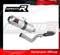 impianto di scarico completo con silenziatore DOMINATOR Full System MX adatto alla moto Kawasaki KFX 450 2008 - 2014 2