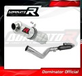 impianto di scarico completo con silenziatore DOMINATOR Full System GP1 adatto alla moto Kawasaki KFX 450 2008 - 2014 2