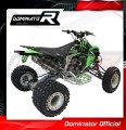 impianto di scarico completo con silenziatore DOMINATOR Full System GP1 adatto alla moto Kawasaki KFX 450 2008 - 2014 3