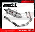impianto di scarico completo con silenziatore DOMINATOR Full System P7 adatto alla moto Honda CRF 1000L Africa Twin 2016 - 2019 2