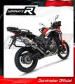 impianto di scarico completo con silenziatore DOMINATOR Full System P7 adatto alla moto Honda CRF 1000L Africa Twin 2016 - 2019 3