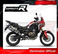 impianto di scarico completo con silenziatore DOMINATOR Full System HP7 adatto alla moto Honda CRF 1000L Africa Twin 2016 - 2019 4