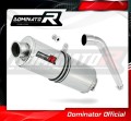 scarico silenziatore DOMINATOR ovale adatto alla moto Honda XL 125 V VARADERO 2001 - 2006 2