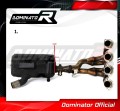 scarico silenziatore DOMINATOR HP3 nero LOW LEVEL adatto alla moto Suzuki GSXR 600 K8 K9 L0 2008 - 2010 3