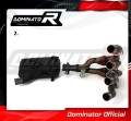 exhaust muffler DOMINATOR HP3 BLACK LOW LEVEL fits to Suzuki GSXR 600 K8 K9 L0 2008  2010 4