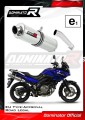 scarico silenziatore DOMINATOR omologato rotondo adatto alla moto DL 650 V-STROM 2004 - 2006