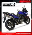 scarico silenziatore DOMINATOR omologato rotondo adatto alla moto DL 650 V-STROM 2004 - 2006 3