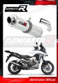 scarico silenziatore DOMINATOR rotondo adatto alla moto Honda VFR 800 X Crossrunner 2015 - 2021