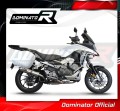 exhaust muffler DOMINATOR ROUND fits to Honda VFR 800 X Crossrunner 2015  2021 6