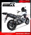 scarico silenziatore DOMINATOR HP1 nero adatto alla moto Honda VFR 800 X Crossrunner 2015 - 2021