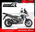 scarico silenziatore DOMINATOR HP1 nero adatto alla moto Honda VFR 800 X Crossrunner 2015 - 2021 3