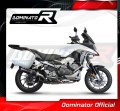 scarico silenziatore DOMINATOR HP1 nero adatto alla moto Honda VFR 800 X Crossrunner 2015 - 2021 4