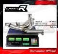 decat silenziatore centrale DOMINATOR Mid Pipe adatto alla moto V MAX V-MAX 1700 2009 - 2019 8