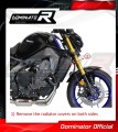 Yamaha MT 09 2021 - 2022 Full  Exhaust System Muffler Auspuff Sportauspuff Silencer Echappement Silencieux Scarico Scarichi Escape Collector Manifold Wydech Tłumik GP BLACK DOMINATOR EXHAUST SYSTEM 6