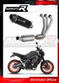 impianto di scarico completo con silenziatore DOMINATOR Full System HP3 nero adatto alla moto Yamaha MT 09 2021 - 2023