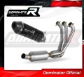 impianto di scarico completo con silenziatore DOMINATOR Full System HP3 nero adatto alla moto Yamaha MT 09 2021 - 2023 2