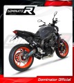 impianto di scarico completo con silenziatore DOMINATOR Full System HP3 nero adatto alla moto Yamaha MT 09 2021 - 2023 3