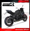 scarico silenziatore DOMINATOR HP8 nero adatto alla moto Suzuki GSX-S 1000 / F 2015 - 2020 3