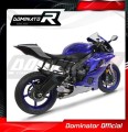 scarico silenziatore DOMINATOR titanio GP3 adatto alla moto YZF R6 2017 - 2023 3