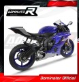 scarico silenziatore DOMINATOR GPS adatto alla moto Yamaha YZF R6 2017 - 2023 3