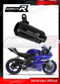 scarico silenziatore DOMINATOR GPS nero adatto alla moto Yamaha YZF R6 2017 - 2023