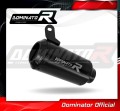 scarico silenziatore DOMINATOR GPS nero adatto alla moto Yamaha YZF R6 2017 - 2023 2