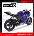 scarico silenziatore DOMINATOR GPS nero adatto alla moto Yamaha YZF R6 2017 - 2023 3