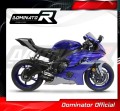exhaust muffler DOMINATOR GPS BLACK fits to Yamaha YZF R6 2017  2023 4