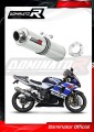 scarico silenziatore DOMINATOR Bolt-on rotondo adatto alla moto Suzuki GSXR 1000 K1 - K4 2001 - 2004